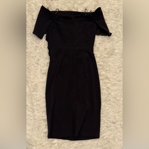 NWOT VINCE CAMUTO Popover Off Shoulder ruched Knee length dress size 8 - Picture 7 of 8